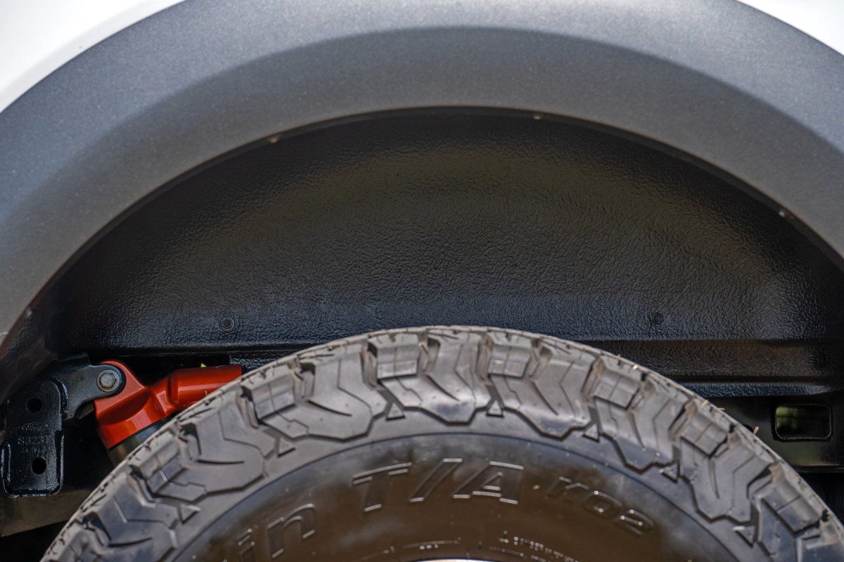 Ford F-150 Raptor Rear Wheel Well Liners - Rough Country - Rough Country - Black - '21-'25